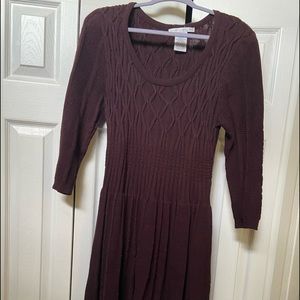 NWOT MaggyLondon SweaterDress, Plum, Size XL